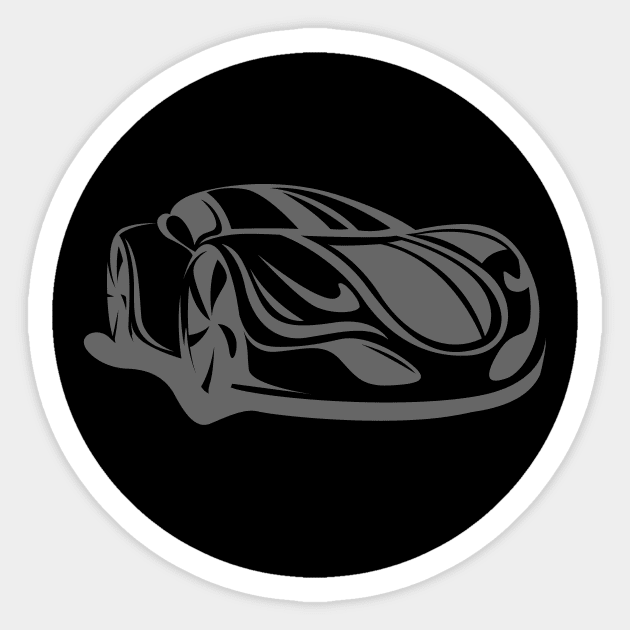 Luxury Car In A Circle Sticker by Jadez